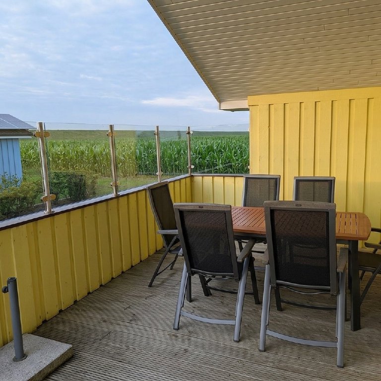 Terrasse, Blick vom Tisch